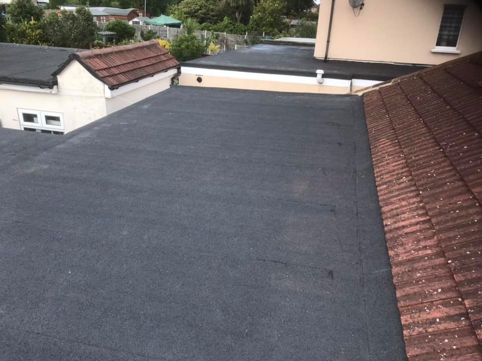 3. Roof completed with a three layer system and new uPVC cladding