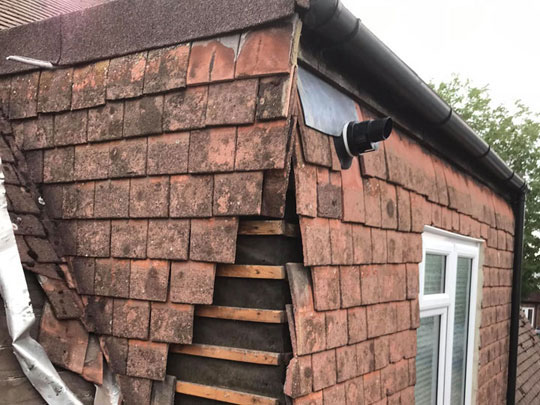 Petts Wood - new brekland brown roof including new black upvc all round