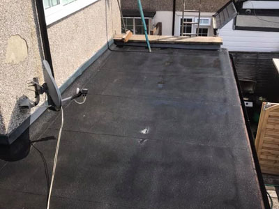 New three layer flat roof in Northumberland Heath 1