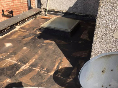 New three layer flat roof in Northumberland Heath 6