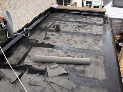 New three layer flat roof in Northumberland Heath 9