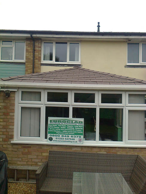 The finished job - A conservatory that is cool in summer and warm in winter!
